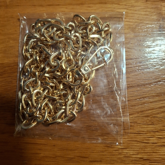 Gold Unbranded 47" Handbag Chain New - Picture 3 of 3
